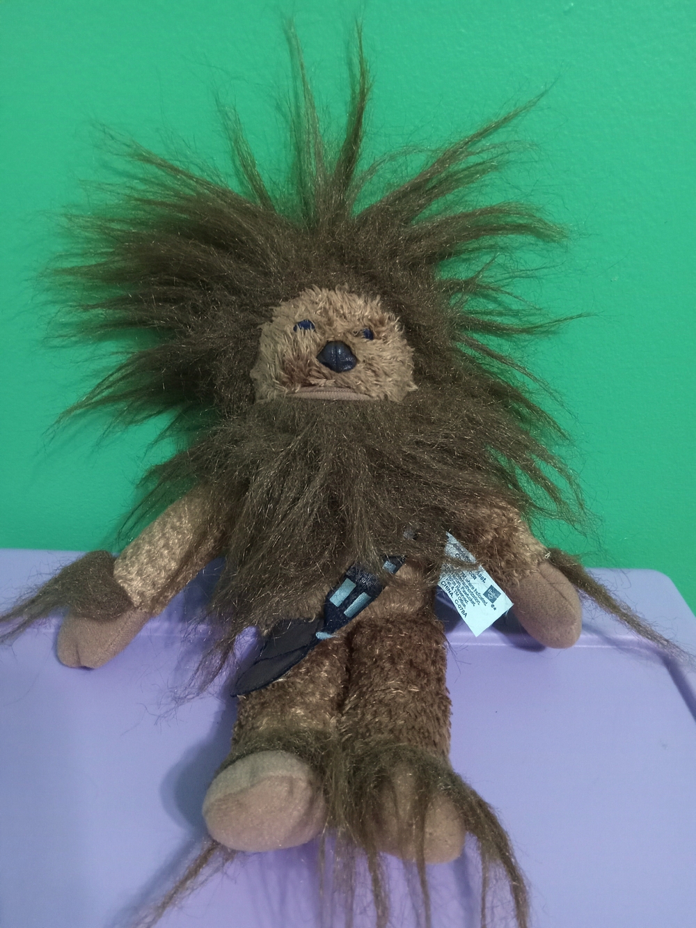 💚2/$15💚 Vintage 2004 Star Wars Chewbacca Battle Buddies Beanie Plush by Hasbro